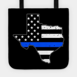 Texas Thin Blue Line - Police Officer Gift - Texas Ranger Tote