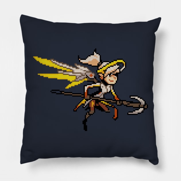 Overwatch - 16-Bit Mercy Pillow by wyckedguitarist