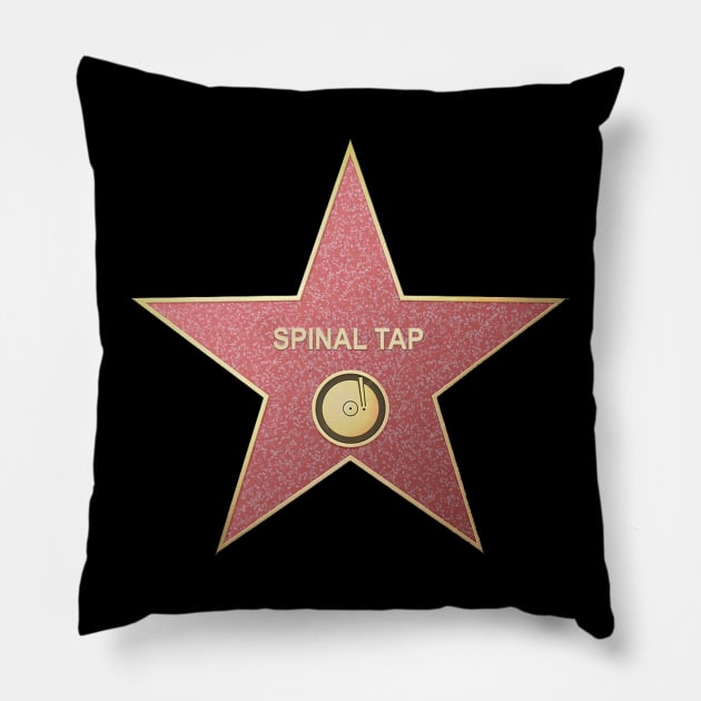 Spinal Tap's Hollywood Star! Pillow by RetroZest
