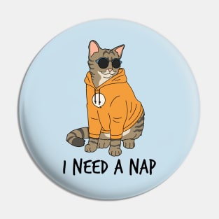 I Need a Nap Pin