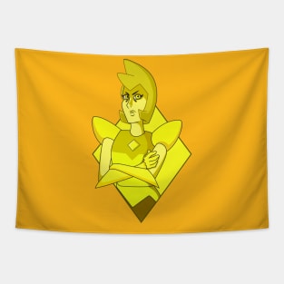 Yellow Diamond Tapestry