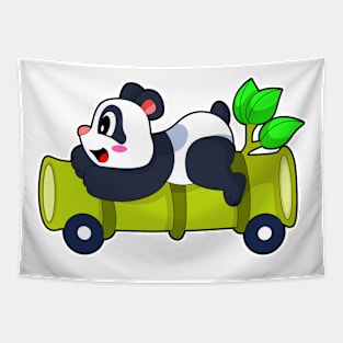 Panda Bamboo Car Tapestry