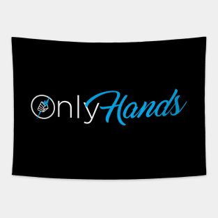 Only Hands: White Tapestry