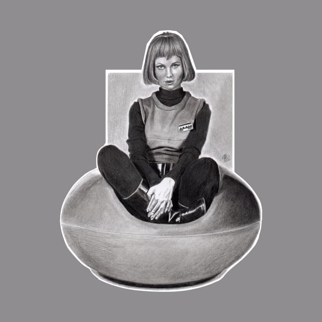 Catherine Schell from the movie Moon Zero Two by micheleamadesi