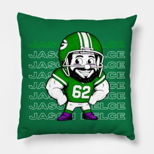 Jason Kelce in his Philadelphia Eagles uniform Pillow