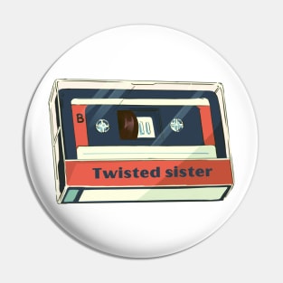 twisted sister cassette tape Pin