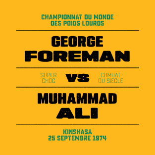 Ali vs Foreman 1974 T-Shirt