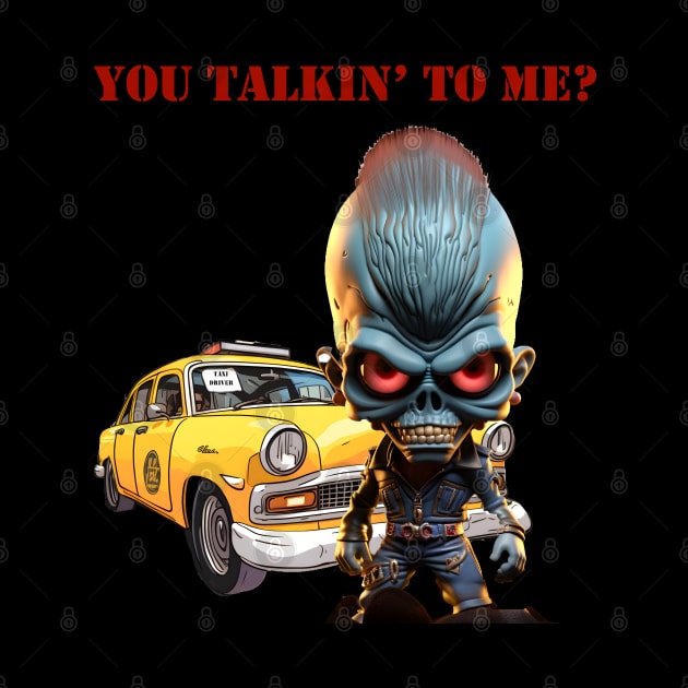 Alien Taxi Driver by TooplesArt