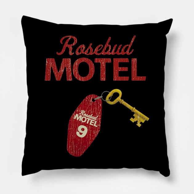 Rosebud Motel Pillow by CANDY MARKET