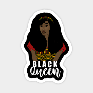 Black Queen Black Girl Magic Black History Month Gift Magnet