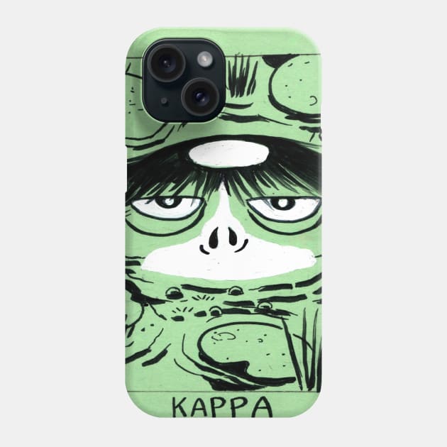 Retro Kappa Phone Case by washburnillustration