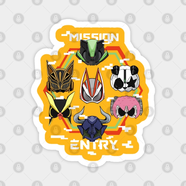 Kamen Rider Geats Entry Magnet by titansshirt