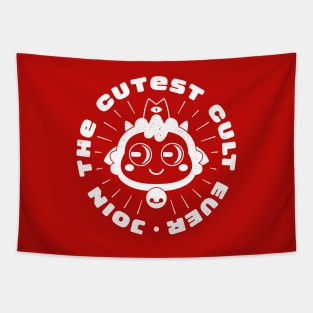Cutest Cult Ever Emblem Tapestry
