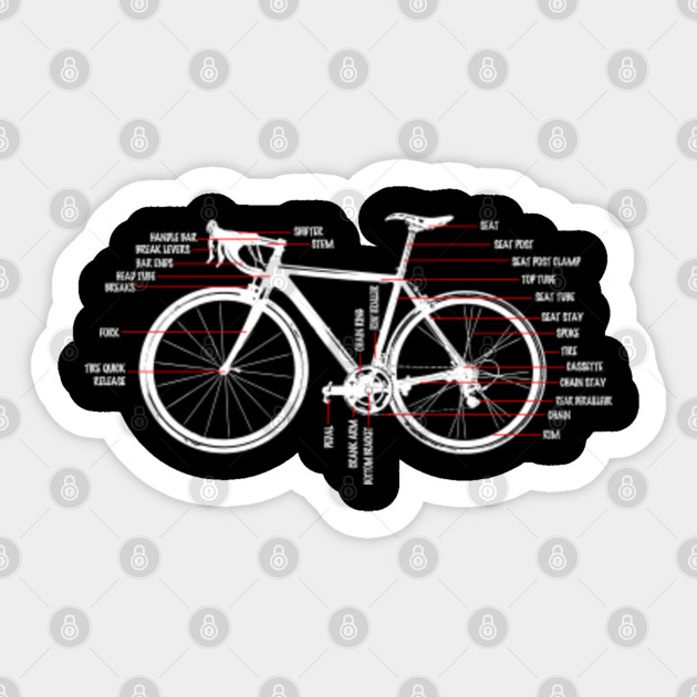 Bike Anatomy Bicycle Parts I Love Technical Reparing Bikes Bike
