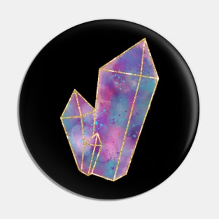 Dream Cloud Quartz Crystal Pin