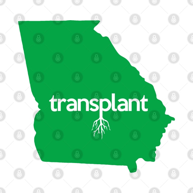 Georgia Transplant GA Green by mindofstate