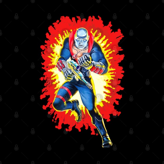 Destro GI Joe toy art card by EnglishGent