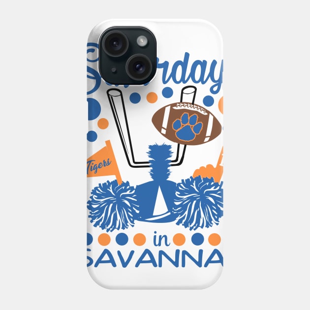 Saturdays in Savannah - Savannah State Tigers Phone Case by deepsouthsweettees