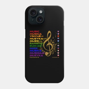 MUSIC: Say ¿Qué? Top Ten Spoken (New York) (Rainbow) Phone Case
