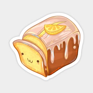 Cute Lemon Bread Magnet