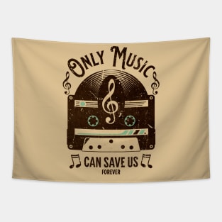 Only Music Can Save Us grunge Tapestry