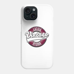 Jelgava latvia vintage style logo Phone Case