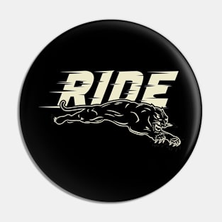 Black Panther Ride Pin