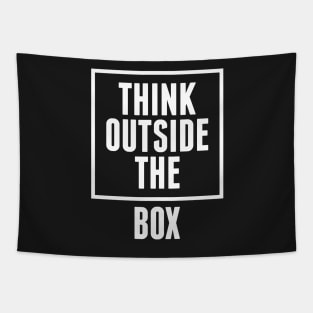 think outside the box Tapestry