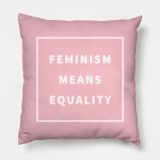 Feminism Means Equality Pillow