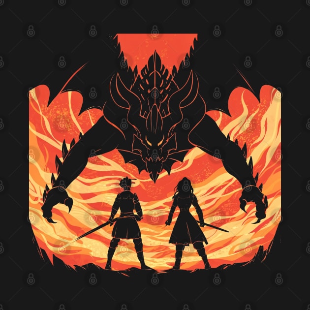 Dragon Slayer Duo, Fighting dragons with you by SimpliPrinter