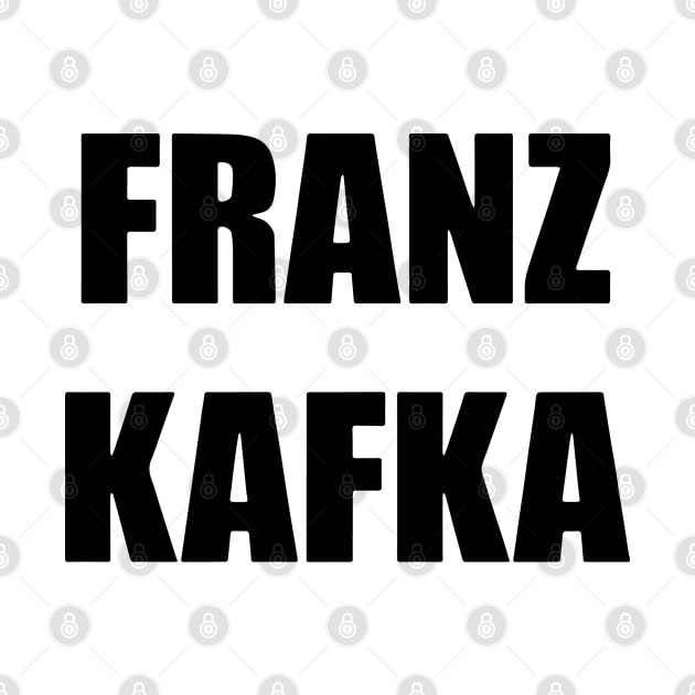 franz kafka Black And White Logo by MManoban