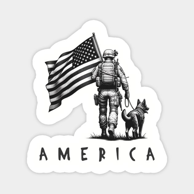 American Soldiers Magnet by AWbydesign