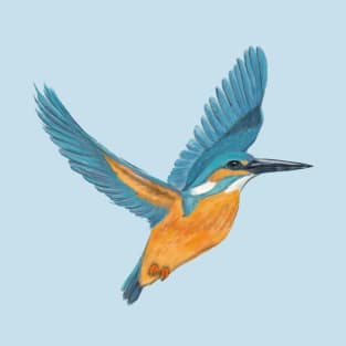 Flying kingfisher T-Shirt