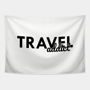 Travel Addict Tapestry