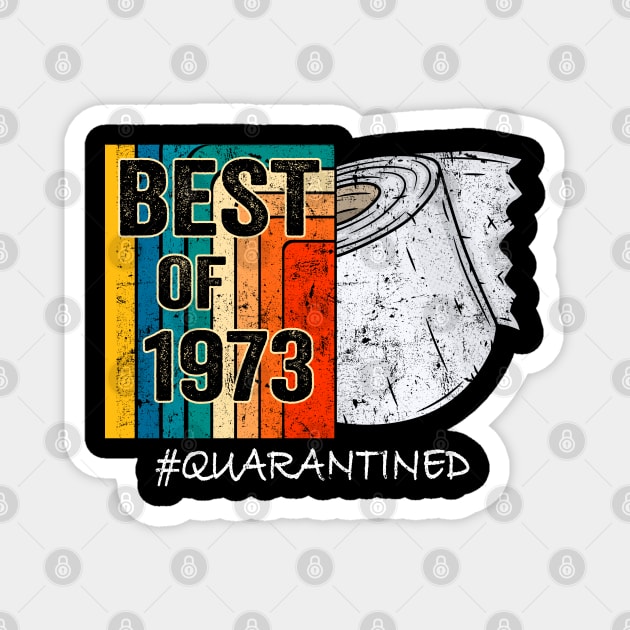 47th Birthday Quarantine Shirt,Birthday Gift For Him Her, 47 and Quarantined 2020 Toilet Paper Magnet by Everything for your LOVE-Birthday