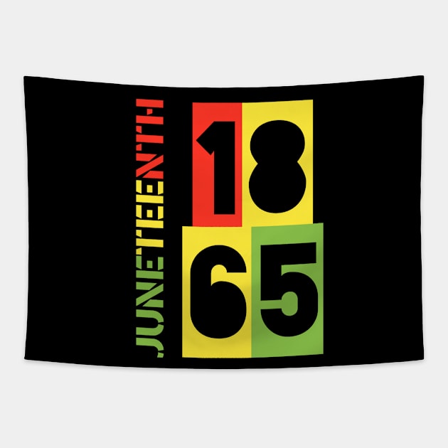 Jubilant Freedom - Juneteenth 1865 Tapestry by Salaar Design Hub