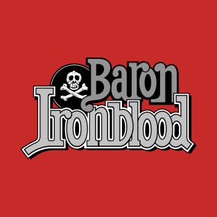Baron Ironblood grey logo T-Shirt