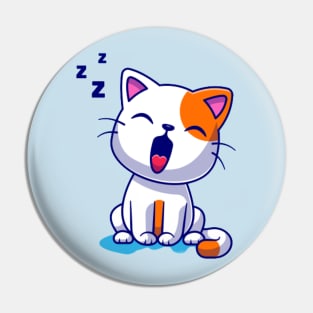 lazzyy kitty Pin