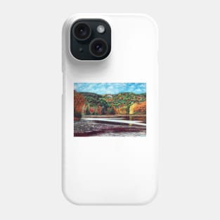 'OVERLOOKING BASS LAKE (CONE MANOR)' Phone Case