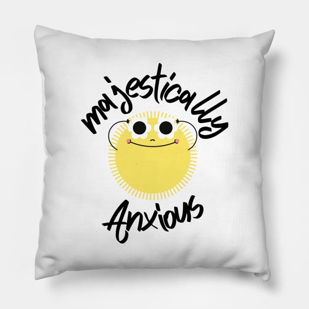 Sarcastic Anxiety Quote Hope Suicide Prevention Motivational Sad September Mental Health Shirt Encouragement Love Inspirational Positivity Cute Yoga Meditation Happy Spiritual Gift Pillow by EpsilonEridani