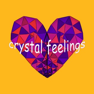 crystal heart feelings T-Shirt