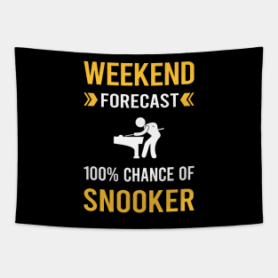 Weekend Forecast Snooker Tapestry