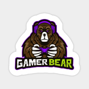 Gamer Bear Magnet