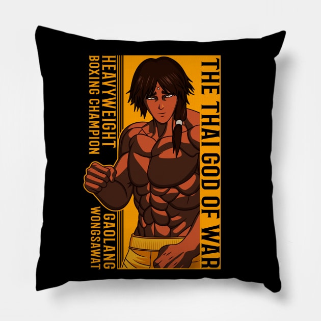 Gaolang Wongsawat Kengan Ashura Omega 2 Pillow by JPNDEMON