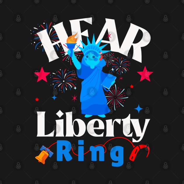 Hear Liberty Ring | 4th of July | Cochlear Implant by RusticWildflowers