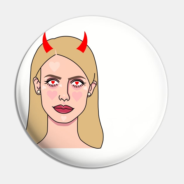 Scream Queens Chanel Oberlin Pin by thelamehuman