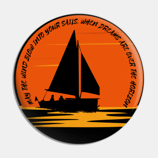 Sailing Towards the Horizon Pin