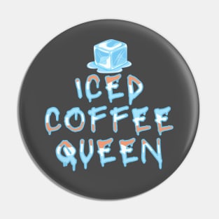 Iced Coffee Queen Melting Effect Pin