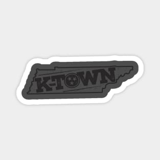 K-Town Tennessee (Black on Iron) Magnet