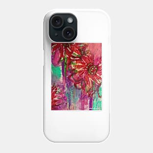 Red Flowers Close Up Phone Case